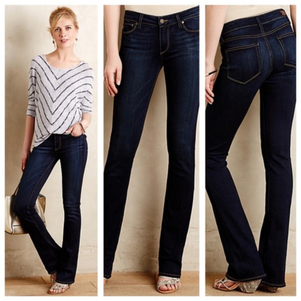 Paige Denim 25 Dark Wash Manhattan Boot Cut Jeans